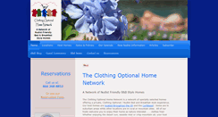 Desktop Screenshot of clothingoptionalhomenetwork.com
