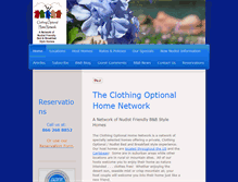 Tablet Screenshot of clothingoptionalhomenetwork.com